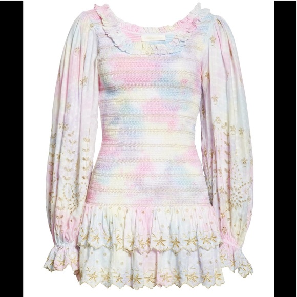 NWT CELIA Tie Dye Love Shack Fancy Dress LSF M - Picture 2 of 3